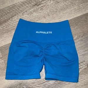 SOLD ******Alphalete blue rapid amplify shorts